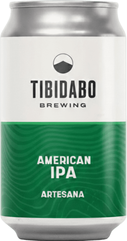 2,95 € Kostenloser Versand | Bier Tibidabo American IPA — India Pale Ale Spanien Dose 33 cl