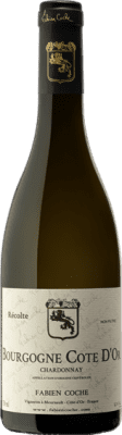 33,95 € Envío gratis | Vino Blanco Domaine Fabien Coche A.O.C. Bourgogne Côte d'Or Borgoña Francia Chardonnay 75 cl