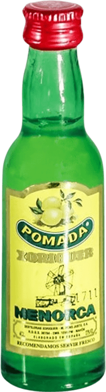 62,95 € 免费送货 | 盒装24个 桑格利亚和葡萄酒柠檬水 Xoriguer Pomada 西班牙 小瓶装 5 cl