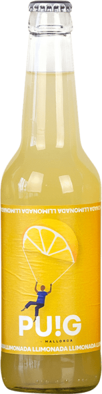 27,95 € Spedizione Gratuita | Scatola da 24 unità Bibite Puig Spagna Bottiglietta 20 cl Llimonada — Limonata