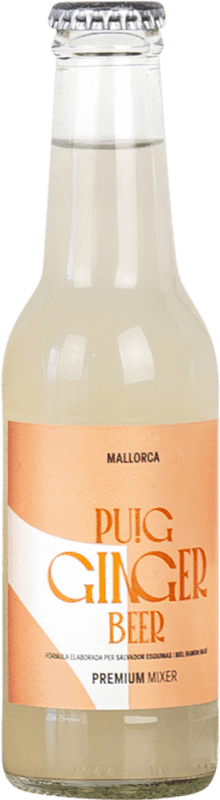 52,95 € Envio grátis | Caixa de 24 unidades Refrigerantes Puig Espanha Garrafinha 20 cl Ginger Beer