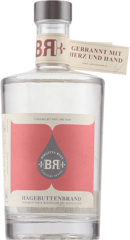 59,95 € Envío gratis | Orujo Aguardiente Birgitta Rust Alemania Botella Medium 50 cl Rosehip — Escaramujo