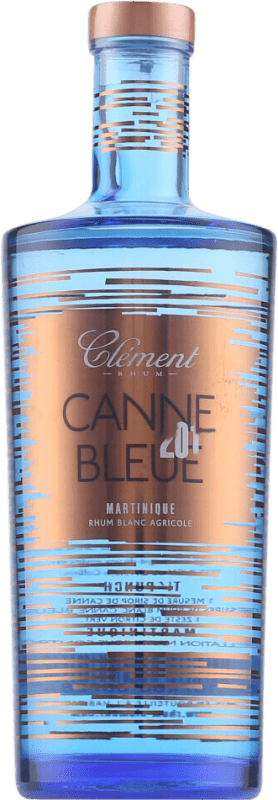 28,95 € Envio grátis | Rum Clément Canne Bleue Blanc — Branco Martinica 70 cl