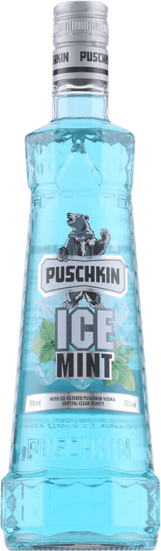 8,95 € Spedizione Gratuita | Vodka Puschkin Germania 70 cl Icemint — Menta Ghiacciata