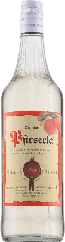 29,95 € Spedizione Gratuita | Grappa Orujo Thomas Prinz Pfirserla Austria 1 L Pfirsich — Pesca