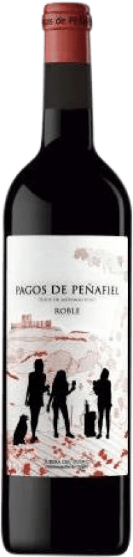 15,95 € 免费送货 | 红葡萄酒 Pagos de Peñafiel D.O. Ribera del Duero 卡斯蒂利亚莱昂 西班牙 Tempranillo — 丹魄 75 cl