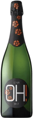 10,95 € 免费送货 | 白起泡酒 Oliveda Oh Brut — 起泡酒 干型 年轻的 D.O. Cava 加泰罗尼亚 西班牙 Macabeo — 马卡贝奥, Parellada — 帕雷利亚达 75 cl