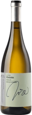 25,95 € Spedizione Gratuita | Vino Bianco Ostatu Lore Fermentato in Botte D.O.Ca. Rioja La Rioja Spagna Viura, Malvasia 75 cl