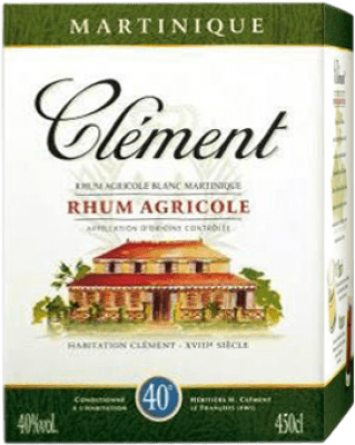99,95 € 送料無料 | ラム Habitation Clément 40º Blanco — 白 マルティニーク バッグ・イン・ボックス 4,5 L