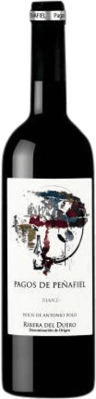 21,95 € 免费送货 | 红葡萄酒 Pagos de Peñafiel Crianza — 陈酿 D.O. Ribera del Duero 卡斯蒂利亚莱昂 西班牙 Tempranillo — 丹魄 75 cl