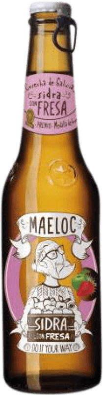 2,95 € 送料無料 | シードル Maeloc スペイン 1/3ボトル 33 cl Fresa — イチゴ