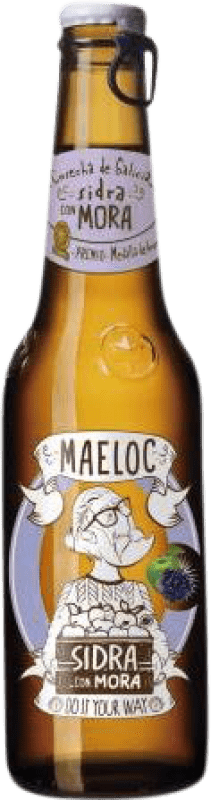 2,95 € Бесплатная доставка | Сидр Maeloc Испания Бутылка на треть 33 cl Mora — Ежевика