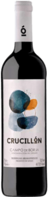 5,95 € 免费送货 | 红葡萄酒 Bodegas Aragonesas Crucillón D.O. Campo de Borja 阿拉贡 西班牙 Tempranillo — 丹魄, Garnacha — 歌海娜 75 cl