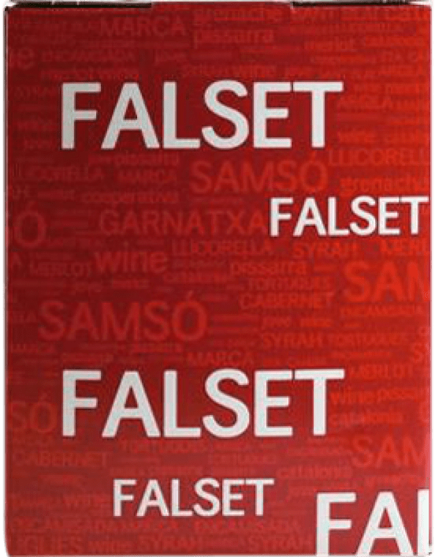 39,95 € Envio grátis | Vinho Branco Falset Marçà Espanha Bag in Box 5 L