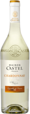 7,95 € Envío gratis | Vino Blanco Maison Castel Francia Chardonnay 75 cl