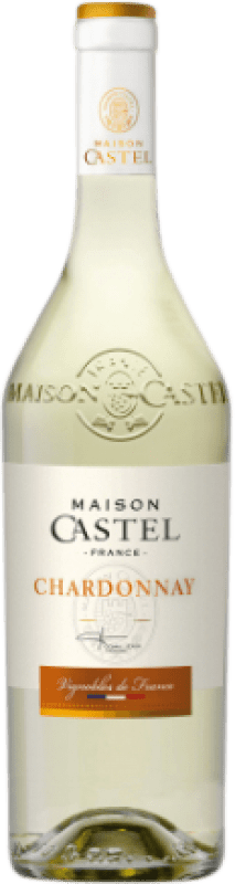 7,95 € 免费送货 | 白葡萄酒 Maison Castel 法国 Chardonnay — 莎当妮 75 cl