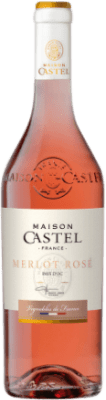 7,95 € Envío gratis | Vino Rosado Maison Castel Rosé — Rosado Francia Merlot 75 cl