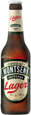 3,95 € 送料無料 | ビール Guineu Montseny Lager スペイン 1/3ボトル 33 cl