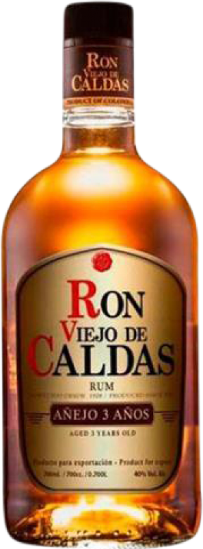 8,95 € Envoi gratuit | Rhum Viejo de Caldas Colombie 3 Ans Petite Flasque 37 cl