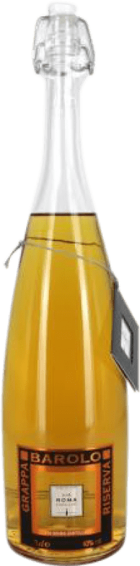 27,95 € Free Shipping | Grappa Zanin Via Roma D.O.C.G. Barolo Piemonte Italy Medium Bottle 50 cl