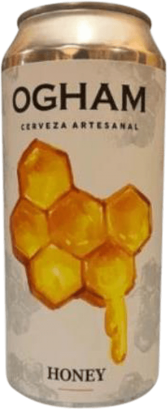 3,95 € Kostenloser Versand | Bier Ogham Artesanal — Handgemacht Argentinien Medium-Dose 50 cl Honey — Honig