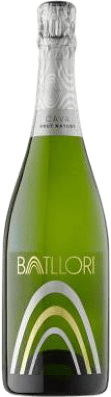 15,95 € Envio grátis | Espumante Branco Finca Batllori Brut Nature — Bruto Natural Jovem D.O. Cava Catalunha Espanha Macabeo, Xarel·lo, Parellada 75 cl