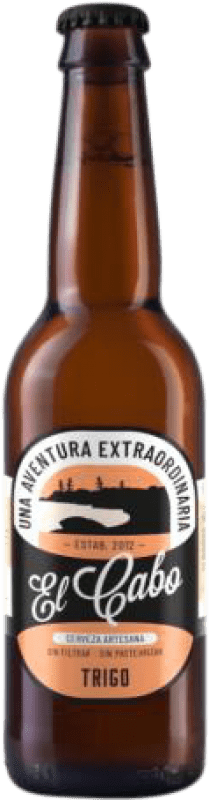 4,95 € 免费送货 | 啤酒 El Cabo Artesanal — 手工艺的 西班牙 三分之一升瓶 33 cl Trigo — 小麦
