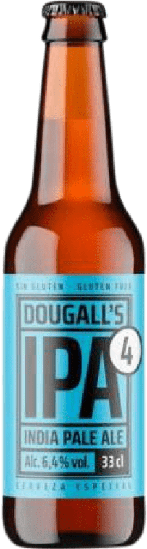 3,95 € 送料無料 | ビール Dougall's 4 Cuatro IPA — India Pale Ale スペイン 1/3ボトル 33 cl