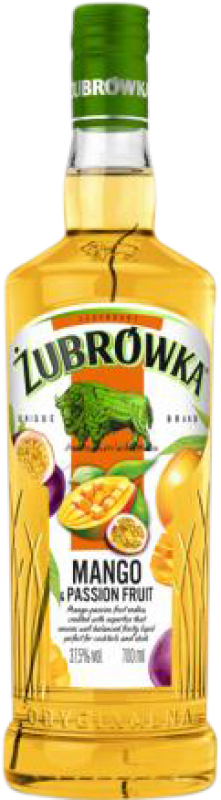 19,95 € Бесплатная доставка | Водка Zubrowka Польша 70 cl Mango — Манго
