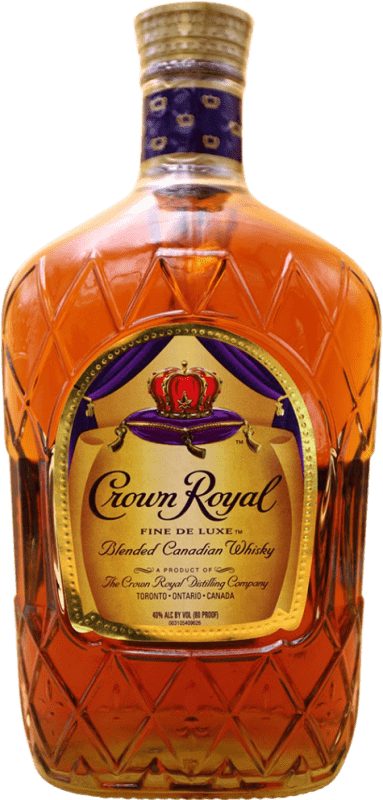 73,95 € 送料無料 | ブレンデッドウイスキー Crown Royal Canadian カナダ スペシャルボトル 1,75 L