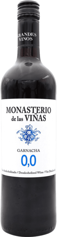 9,95 € Envio grátis | Vinho Tinto Grandes Vinos Monasterio de las Viñas Espanha 75 cl 0.0 Zero Zero Sem Álcool