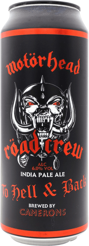 7,95 € Envoi gratuit | Bière Motörhead Road Crew to Hell & Back IPA — India Pale Ale Suède Canette Medium 50 cl