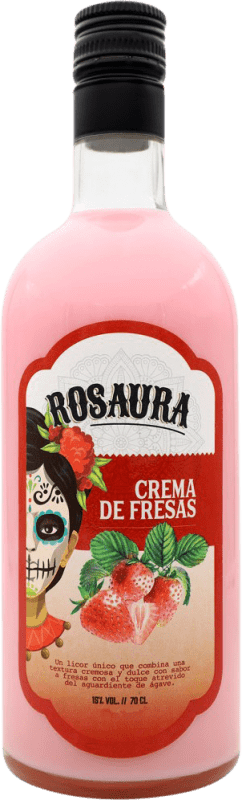 8,95 € 送料無料 | クリームリキュール Rosaura マドリッドのコミュニティ スペイン 70 cl Fresa — イチゴ