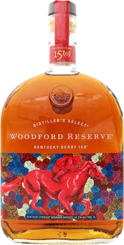79,95 € Spedizione Gratuita | Whisky Bourbon Woodford Derby 150th Special Anniversary Edition — Edizione Speciale Anniversario Riserva Kentucky stati Uniti 1 L