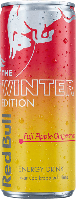 37,95 € Envoi gratuit | Boîte de 24 unités Boisson Énergisante Red Bull Energy Drink Winter Fuji Sans Sucre Autriche Canette 25 cl Ginger — Gingembre, Apple — Pomme
