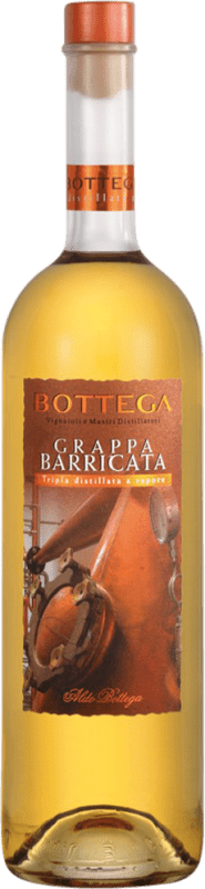 19,95 € Envio grátis | Grappa Bottega Aldo Barricata — Envelhecida em Barrica Itália Merlot, Cabernet Sauvignon, Pinot Noir 1 L