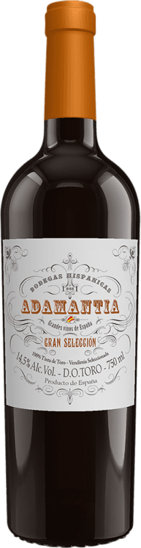 15,95 € Free Shipping | Red Wine Adamantia Seco — Dry Selection D.O. Toro Castilla y León Spain Tempranillo 75 cl