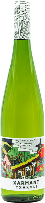 13,95 € Kostenloser Versand | Weißwein Artomaña Xarmant Seco — Trocken D.O. Arabako Txakolina Baskenland Spanien Hondarribi Zuri, Hondarribi Zerratia 75 cl