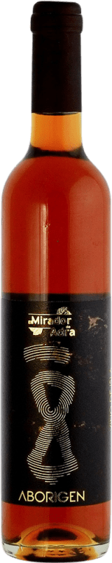 52,95 € Envío gratis | Vino Generoso Fortificado El Mirador de Adra Aborigen Semiseco Blanco D.O. El Hierro Islas Canarias España Listán, Vijariego Botella Medium 50 cl