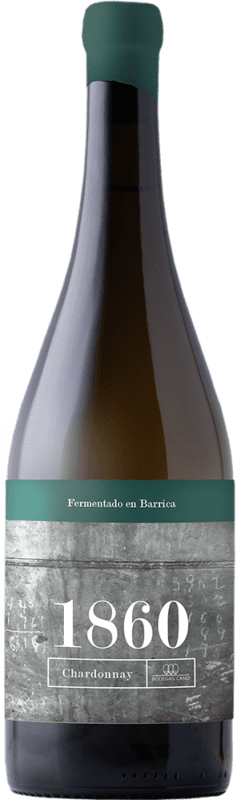 16,95 € Envoi gratuit | Vin Blanc Cano 1860 Seco — Sec D.O. Almansa Castilla La Mancha Espagne Chardonnay Bio — Écologique 75 cl