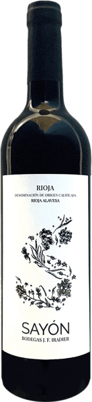 15,95 € Free Shipping | Red Wine J.F. Iradier Sayón Seco — Dry Vino de Autor — Signature Wine D.O.Ca. Rioja The Rioja Spain Tempranillo 75 cl