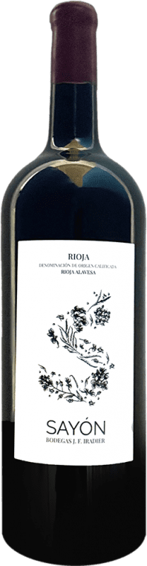 35,95 € 免费送货 | 红葡萄酒 J.F. Iradier Sayón Seco — 干型 D.O.Ca. Rioja 拉里奥哈 西班牙 Tempranillo — 丹魄 大瓶 — Magnum 1,5 L