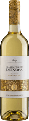 8,95 € 送料無料 | 白ワイン Marqués de Reinosa Semiseco — やや辛口 D.O.Ca. Rioja ラ・リオハ スペイン Tempranillo — テンプラニーリョ 75 cl スクリューキャップ