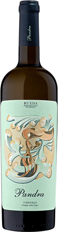 19,95 € Spedizione Gratuita | Vino Bianco Pandora Pandra Seco — Secco D.O. Rueda Castilla y León Spagna Verdejo 75 cl