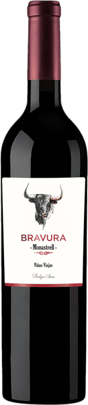 15,95 € Spedizione Gratuita | Vino Rosso Simón Bravura Seco — Secco VV Viñas Viejas — Vigne Vecchie D.O. Jumilla Regione di Murcia Spagna Monastrell 75 cl
