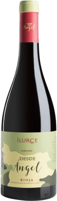 16,95 € Envio grátis | Vinho Tinto Ilurce Ángel Seco D.O.Ca. Rioja La Rioja Espanha Garnacha — Grenache 75 cl