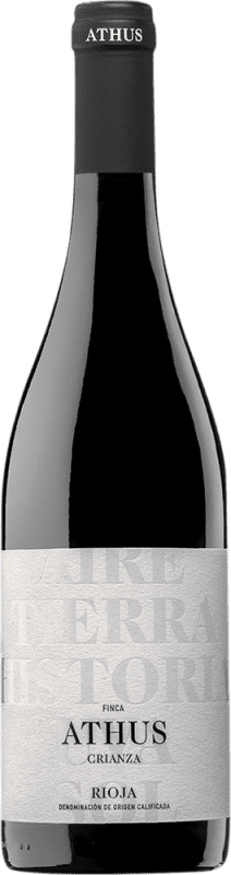 15,95 € Free Shipping | Red Wine Monteabellón Athus Seco — Dry Crianza — Aged D.O.Ca. Rioja The Rioja Spain Tempranillo, Mazuelo 75 cl Vegan