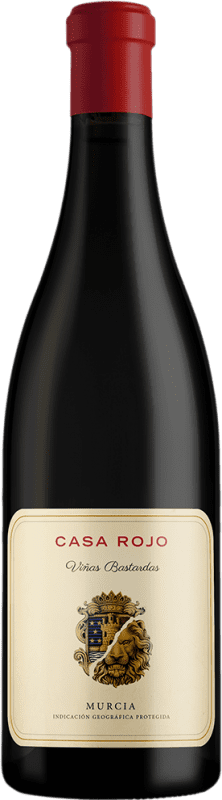 25,95 € 送料無料 | 赤ワイン Casa Rojo Viñas Bastardas Seco — 辛口 I.G.P. Vino de la Tierra de Murcia ムルシア地方 スペイン Tempranillo — テンプラニーリョ, Monastrell — モナストレル 75 cl