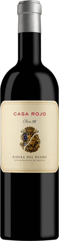 28,95 € Kostenloser Versand | Rotwein Casa Rojo Clon 98 Seco — Trocken D.O. Ribera del Duero Kastilien und León Spanien Tempranillo 75 cl