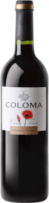 8,95 € Spedizione Gratuita | Vino Rosso Coloma Seco — Secco Cuvée I.G.P. Vino de la Tierra de Extremadura Estremadura Spagna Syrah, Garnacha — Grenache 75 cl